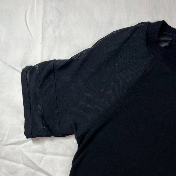 American Eagle | Black Lightweight Stretch Knee Length Mesh Shoulder | Size S - Picture 2 of 5
